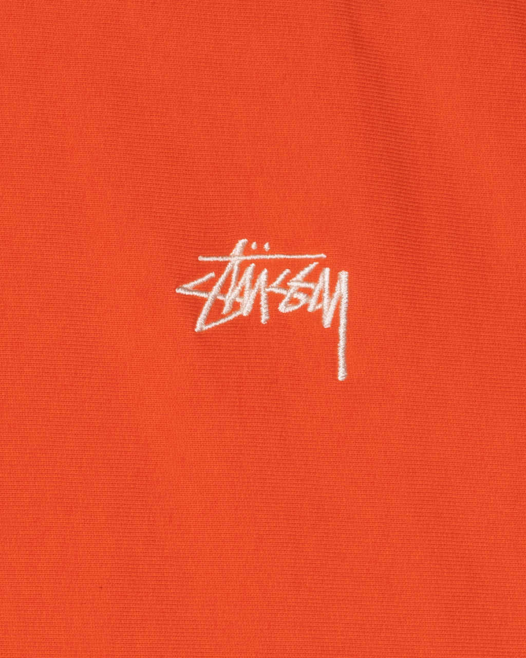 Stussy Sweats NZ Sale - Orange Overdyed Stock Logo Hoodie