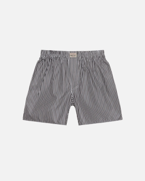 Black Business Stripe Stussy Our Legacy Work Shop Boxer Short | NZLXO-5716