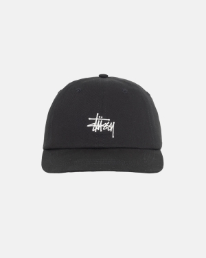 Black Stussy Basic Stock Low Pro Cap | UTHDL-8041