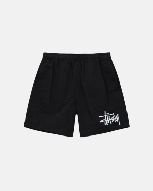 Black Stussy Big Basic Water Short | HMDOB-8623