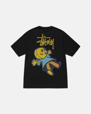 Black Stussy Dollie Pigment Dyed Tee | DMNCF-1643