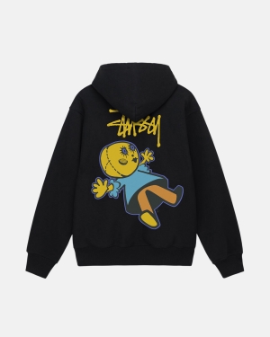 Black Stussy Dollie Zip Hoodie | RNLGJ-7583