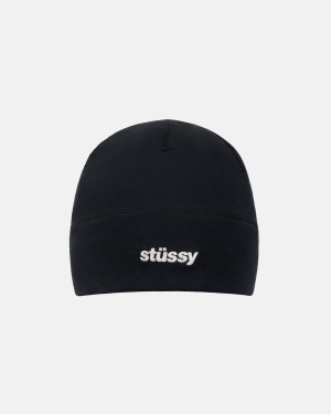 Black Stussy Helvetica Sport Skullcap | CTGFL-1934