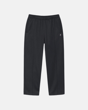 Black Stussy Poly Track Pant | HXJQS-7826