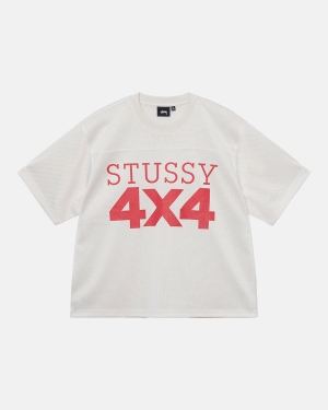 Bone Stussy 4x4 Mesh Football Jersey | IWRAG-4081