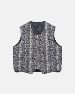 Bone Stussy Python Reversible Vest | XKQFZ-6180