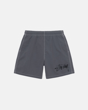 Charcoal Stussy Our Legacy Work Shop Water Short | GQBTE-8142