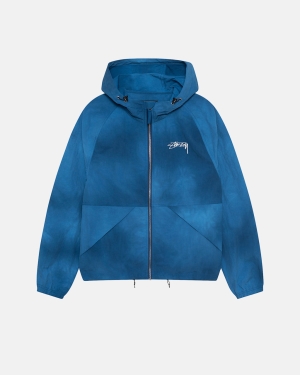 Cobalt Stussy Wave Dye Beach Shell | UNDPG-0297