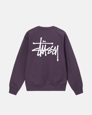 Find Buy Stussy Sweats Online - Black Sun Faded Oversized Crew