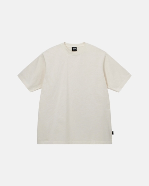 Natural Stussy Heavyweight Pigment Dyed Crew | EQPXO-6315